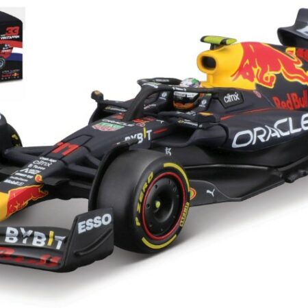 Burago RED BULL RB18 N.11 SERGIO PEREZ 2022 SIGNATURE W/HELMET 1:43