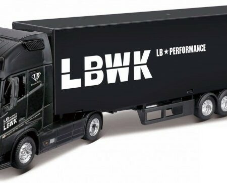 Burago VOLVO FH16 GLOBETROTTER 750 XXL "LBWK" BLACK 1:43