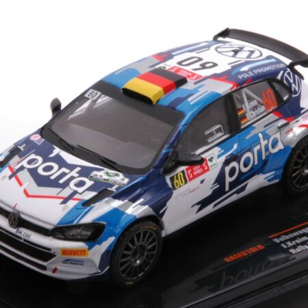 Ixo Model VW POLO GTI R5 N.60 RALLY YPRES 2021 KREIM/CHRISTIAN 1:43