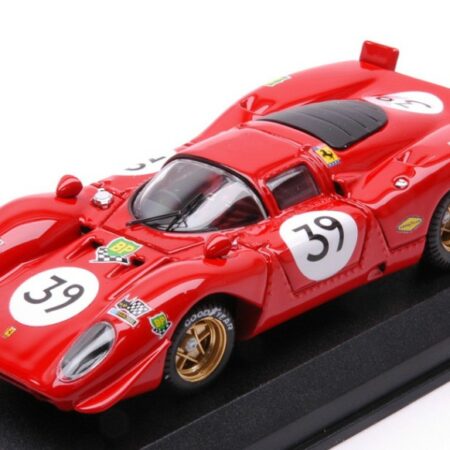 Best Model FERRARI 312 P COUPE' N.39 LM 1970 SPARE CAR ADAMOWICZ-POSEY 1:43