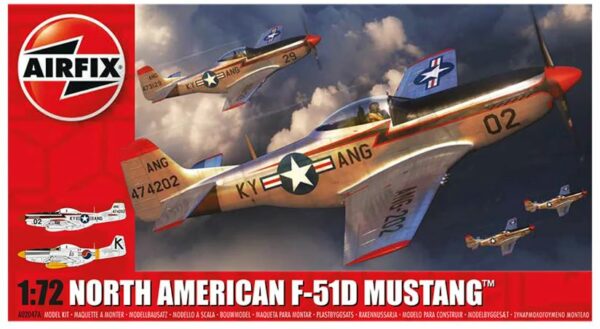 Airfix NORTH AMERICAN F-51D MUSTANG KIT 1:72