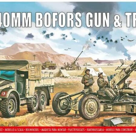 Airfix BOFORS 40mm GUN & TRACTOR KIT 1:76