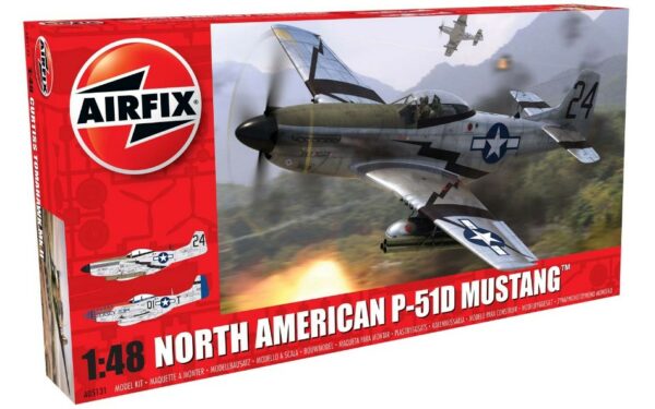 Airfix NORTH AMERICAN P-51D MUSTANG KIT 1:48