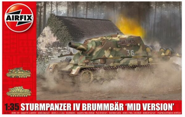 Airfix STURMPANZER IV BRUMMBAR MID VERSION KIT 1:35