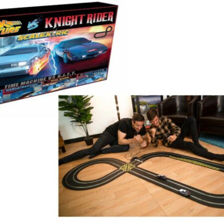 Scalextric PISTA BACK TO THE FUTURE VS KNIGHT RIDER 1:32