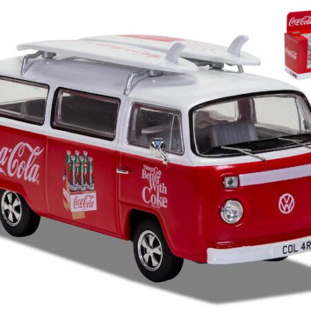 Corgi COCA COLA VW TYPE 2 WINDOW CAMPER SURF VAN 1:43