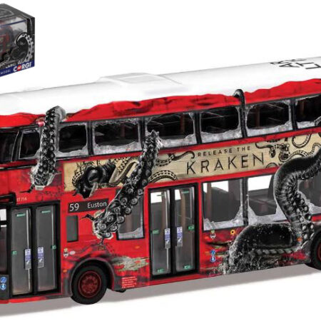 Corgi WRIGHTBUS NEW ROUTMASTER "RELEASE THE KRAKEN" ROUTE A 1:76