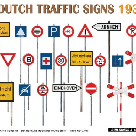 Miniart DUTCH TRAFFIC SIGNS 1930-40s KIT 1:35