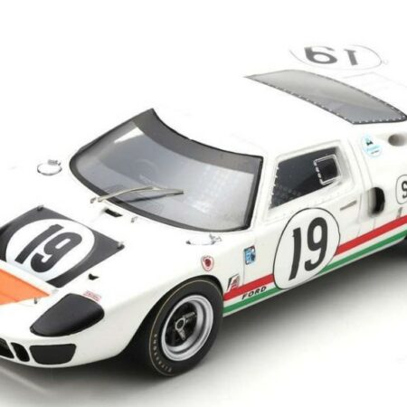 Spark Model FORD GT40 N.19 5th 12 H SEBRING 1967 N.VACCARELLA-U.MAGLIOLI 1:43