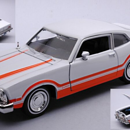 MotorMax FORD MAVERICK GRABBER 1974 ORANGE/WHITE TIMELESS LEGEND 1:24