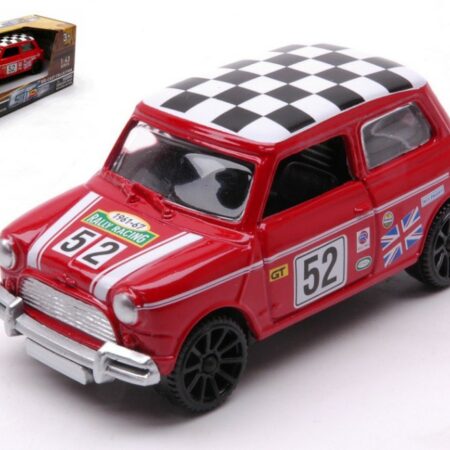 MotorMax MORRIS MINI COOPER N.52 1961-67 GT RACING RED 1:43