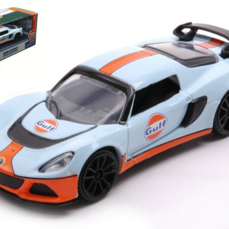 MotorMax LOTUS EXIGE WITH GULF LIVERY LIGHT BLUE/ORANGE 1:43