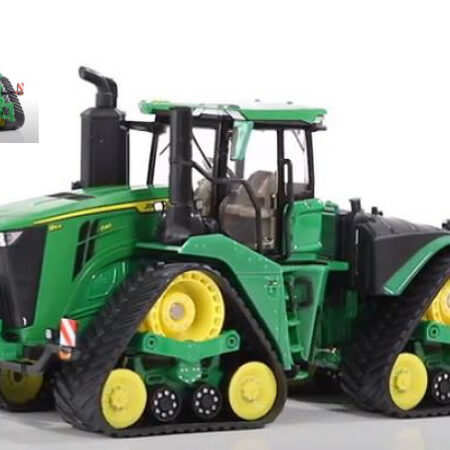 Britains TRATTORE A CINGOLI TRIANGOLARI JOHN DEERE 9RX 1:32