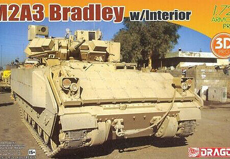 Dragon M2A3 BRADLEY W/INTERIOR KIT 1:72