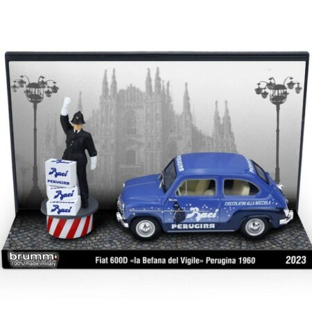 Brumm FIAT 600D LA BEFANA DEL VIGILE PERUGINA 1960 ED.LIM.1:43