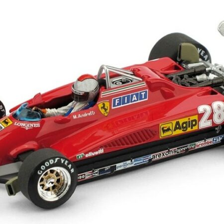 Brumm FERRARI 126 C2 MARIO ANDRETTI 1982 N.28 3rd ITALY GP 1:43