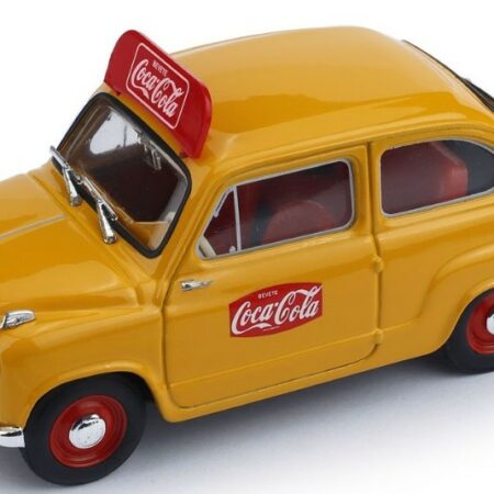 Brumm FIAT 600 1a SERIE 1960 COCA COLA 1:43