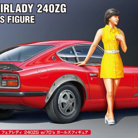 Hasegawa NISSAN FAIRLADY 240ZG W/70 GIRL FIGURE KIT 1:24