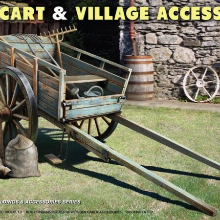 Miniart FARM CART & VILLAGE ACCESSOIRES KIT 1:35