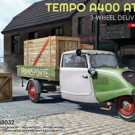 Miniart TEMPO A400 ATHLET 3-WHEEL DELIVERY TRUCK KIT 1:35