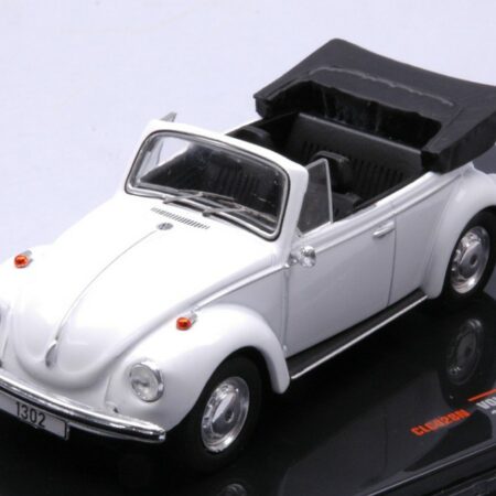 Ixo Model VW BEETLE 1302 LS 1971 CABRIO WHITE 1:43