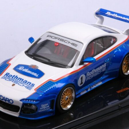 Ixo Model PORSCHE (911 N.1) OLD AND NEW 997 WHITE/BLUE ROTHMANS 1:43