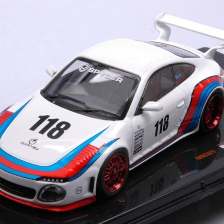 Ixo Model PORSCHE OLD AND NEW 997 N.118 MARTINI WHITE (BASE 911-997)1:43