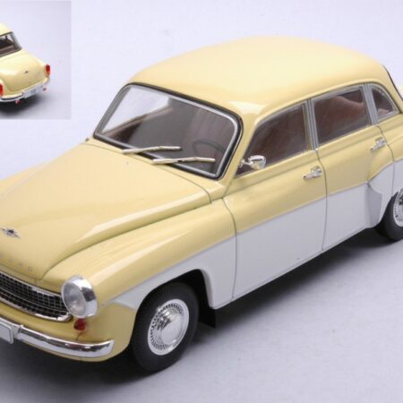 Whitebox WARTBURG 312 LIGHT YELLOW/WHITE 1:24