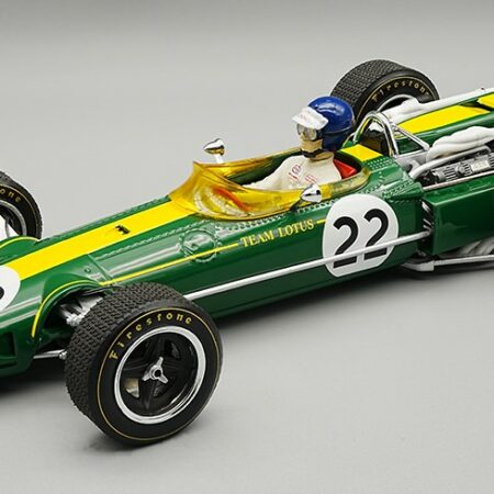 Tecnomodel LOTUS 43 SCUDERIA TEAM LOTUS MONZA GP 1966 JIM CLARK W/DRIVER 1:18