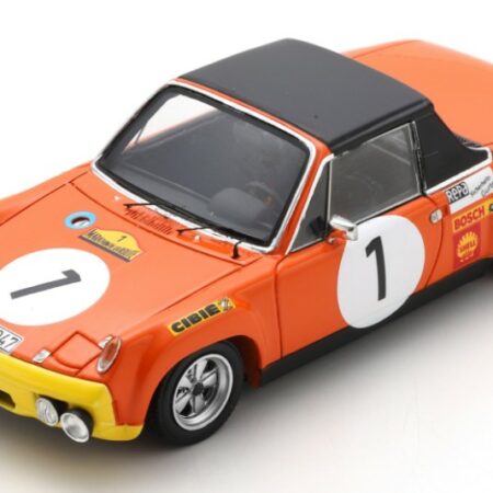 Spark Model PORSCHE 914/6 N.1 WINNER MARATHON DE LA ROUTE 1970 LARROUSSE-MARKO-HALDI