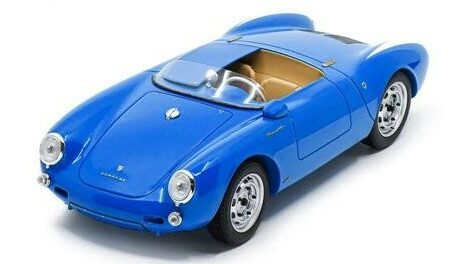 Schuco PORSCHE 550 A SPYDER 1954 BLUE 1:12