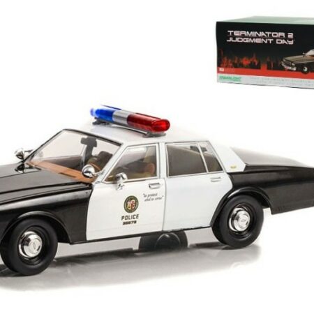 Greenlight CHEVROLET CAPRICE METROPOLITAN POLICE "TERMINATOR 2"W/FIGURE 1:18