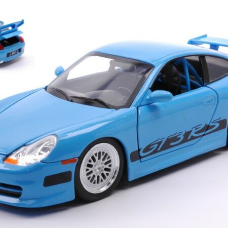 Jada Toys BRIAN'S PORSCHE 996 GT3 RS "FAST & FURIOUS" BLUE 1:24