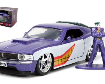 Jada Toys FORD MUSTANG BOSS 429 1970 THE JOKER WHITE/PURPLE 1:32