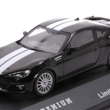 Triple 9 SUBARU BRZ 2013 BLACK WITH WHITE LINES 1:43