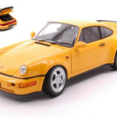 Welly PORSCHE 964 TURBO 1989 YELLOW 1:18