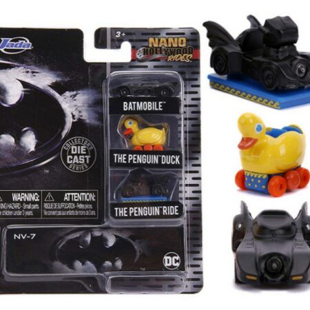 Jada Toys BATMAN RETURNS 3 CARS mm 30 BLISTER NANO HOLLYWOOD RIDES