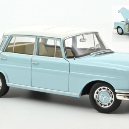 Norev MERCEDES 220 S 1965 LIGHT BLUE 1:18