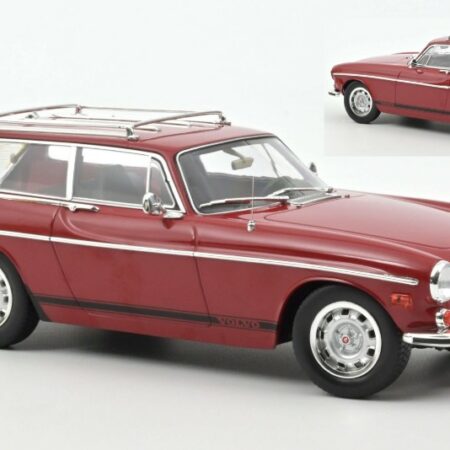 Norev VOLVO 1800 ES (US VERSION) 1972 RED WITH LOWER SIDE STRIPES 1:18