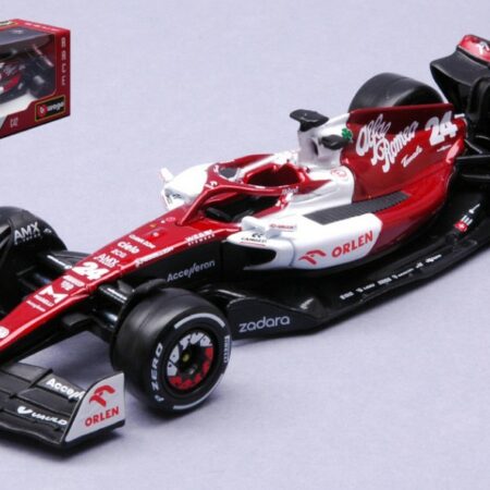 Burago ALFA ROMEO F1 GUANYU ZHOU 2022 N.24 BAHRAIN GP 1:43