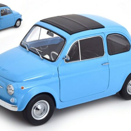 KK Scale FIAT 500 F 1968 LIGHTBLUE 1:12