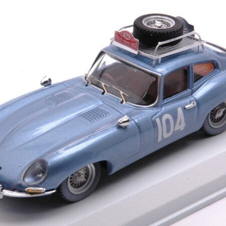 Best Model JAGUAR E N.104 RALLY MONTE CARLO 1965 PINDFER-POLLAND 1:43