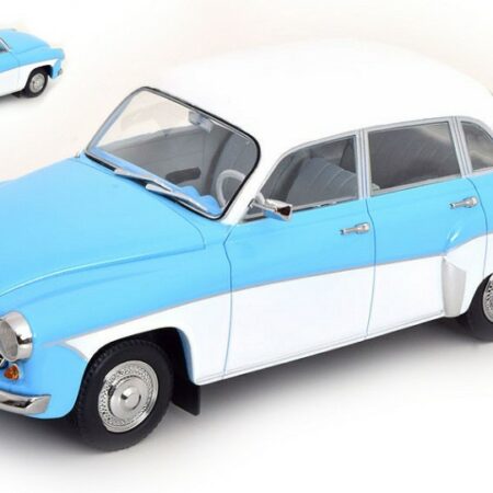 ModelCarGroup WARTBURG 312 LIGHT BLUE/WHITE 1:18