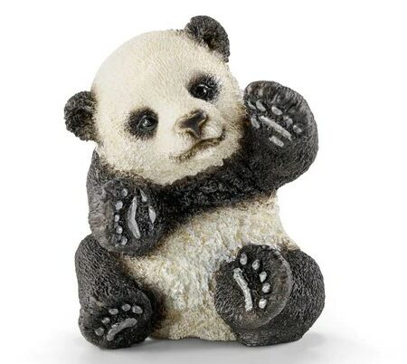 Schleich CUCCIOLO DI PANDA CHE GIOCA-BABY PANDA PLAYING 3,5 x 4 x 4,5 cm