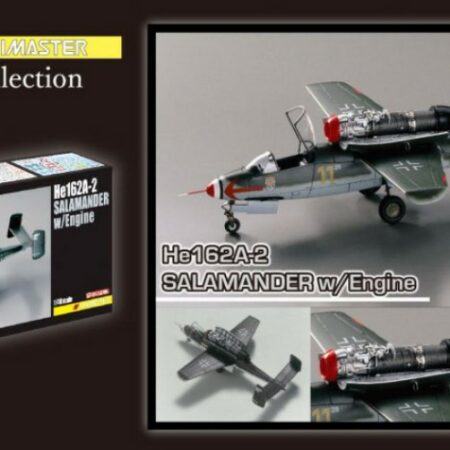 Dragon HE162A-2 SALAMANDER W/ENGINE KIT 1:48