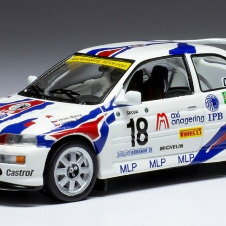 Ixo Model FORD ESCORT RS COSWORTH N.18 RALLY BOHEMIA 1996 BLAHNA/PELC 1:43