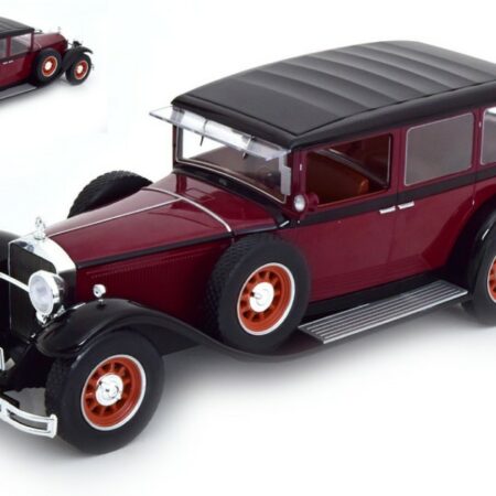 ModelCarGroup MERCEDES TYP NUERBURG 460/460 K (W08) 1928 DARK RED/BLACK 1:18