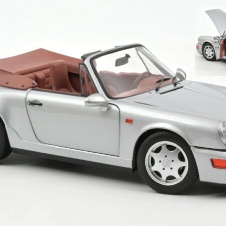 Norev PORSCHE 911 CARRERA 2 CABRIOLET 1990 SILVER 1:18