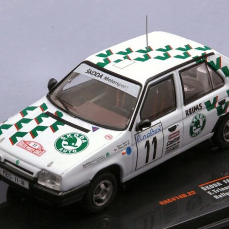 Ixo Model SKODA FAVORIT N.11 RALLY MONTE CARLO 1993 TRINER/KLIMA 1:43