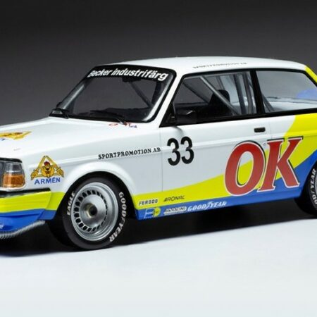 Ixo Model VOLVO 240 TURBO N.33 OK ETCC ZOLDER 1985 ANDERSSON/PETERSSON 1:18